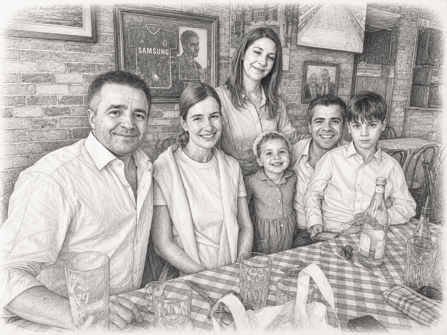 Alice's cousins and uncles, the Monkeys